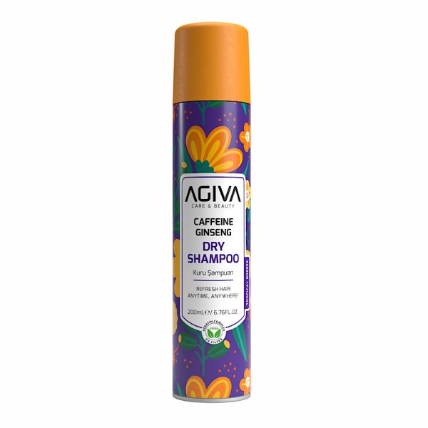 شامپو خشک کافئین و جینسنگ آگیوا مدل | AGIVA Caffeine & Ginseng Dry Shampoo
