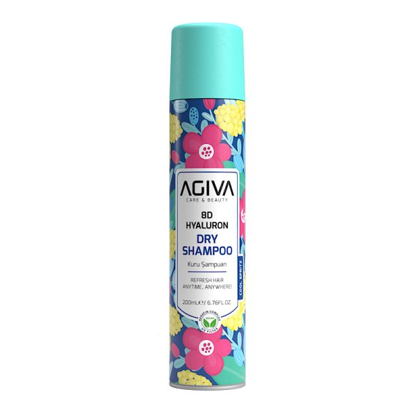 شامپو خشک آبرسان آگیوا مدل 8D حاوی هیالورونیک اسید | AGIVA 8D Hyaluronic Acid Dry Shampoo