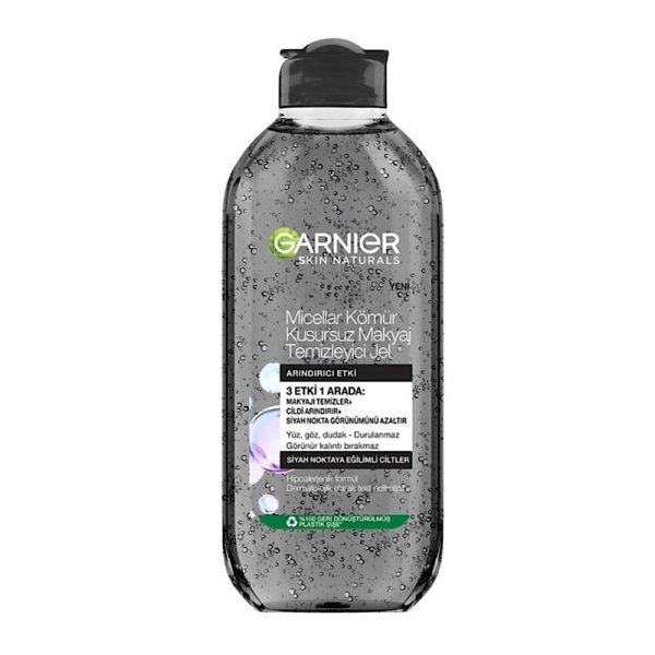 ژل میسلار گـارنـیر، مدل Charcoal حاوی زغال فعال حجم 400 میلی لیتر