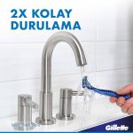 خود تراش ژیلت Gillette مدل Blue 3 بسته 12 عددی - Image 4