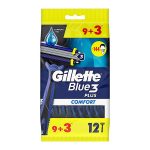 خود تراش ژیلت Gillette مدل Blue 3 بسته 12 عددی
