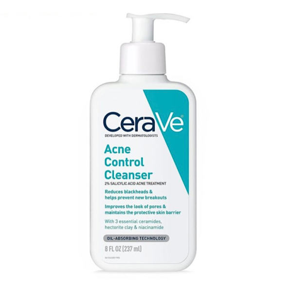 ژل شستشو صورت ضد جوش سراوی مدل Acne Control حجم 236 میلی لیتر