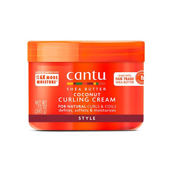 کرم فر کننده موی نارگیل کنتو وزن 340 گرم Cantu Shea Butter Coconut Curling Cream 340ml