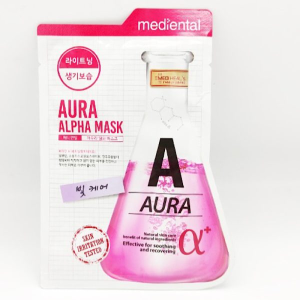 ماسک ورقه ای mediental ترمیم کننده و روشن کننده aura alpha mask