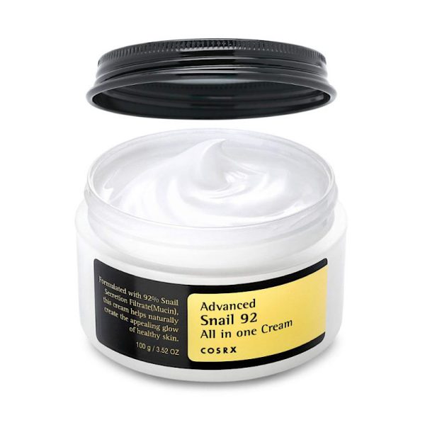 کرم مرطوب‌کننده و آبرسان کاسه‌ای موسین 92 درصد حلزون کوزارکس (Cosrx Snail 92 All In One Cream)