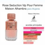 ادکلن وی آی پی پور فم برند الحمبرا VIP Pour Femme مشابه کارولینا هررا 212 وی آی پی رز (Carolina Herrera 212 VIP Rose) - Image 5