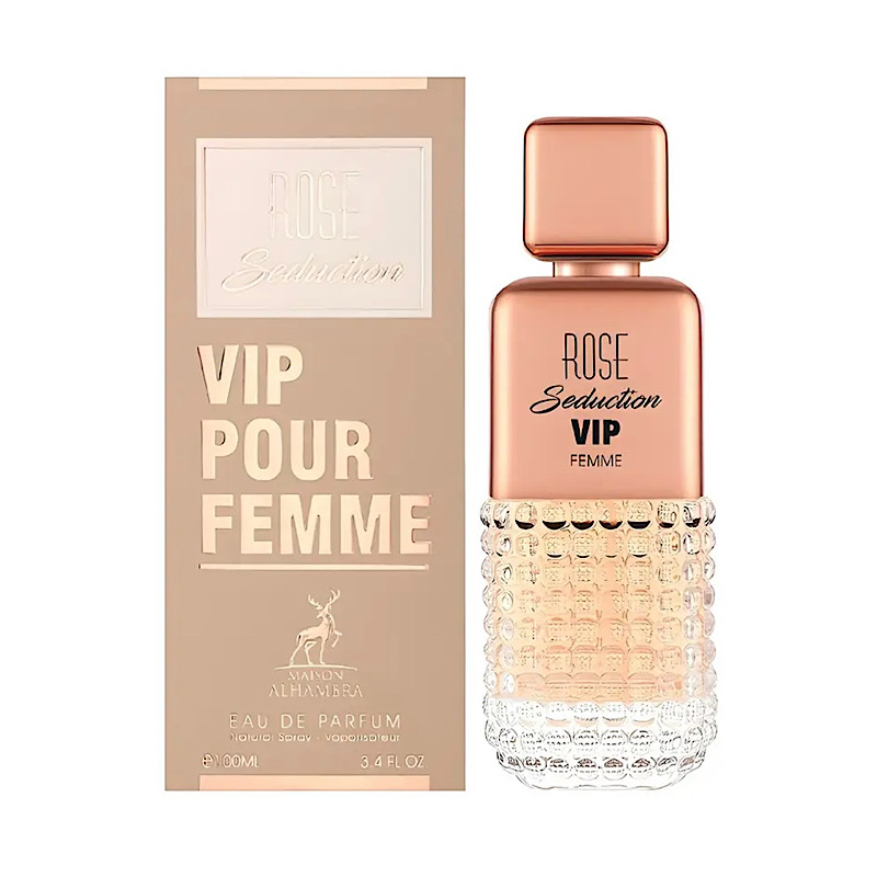 IMG_5496.jpeg ادکلن وی آی پی پور فم برند الحمبرا VIP Pour Femme مشابه کارولینا هررا 212 وی آی پی رز (Carolina Herrera 212 VIP Rose) - Image 1