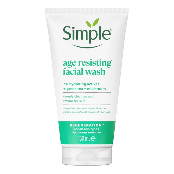 IMG_6094.jpeg ژل شستشوی صورت ضد پیری (Age Resisting Facial Wash) سیمپل_Simple - Image 1