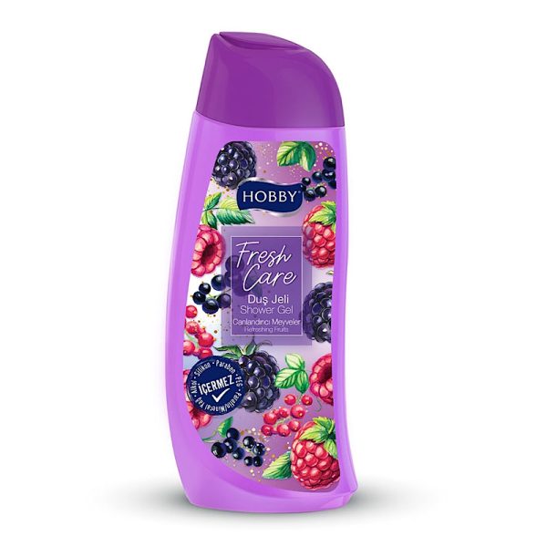 شامپو بدن هوبی مدل Fresh care با رایحه ی تمشک و شاتوت