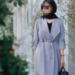 مانتو یقه آمریکایی
