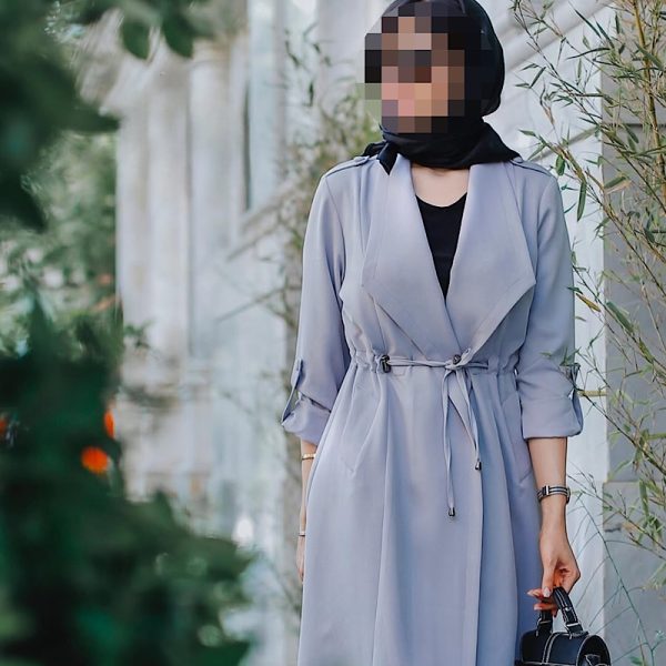 مانتو یقه آمریکایی