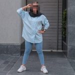 شومیز ده دکمه راه راه - Image 2