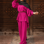 ست شومیز و شلوار ابر و بادی - Image 8