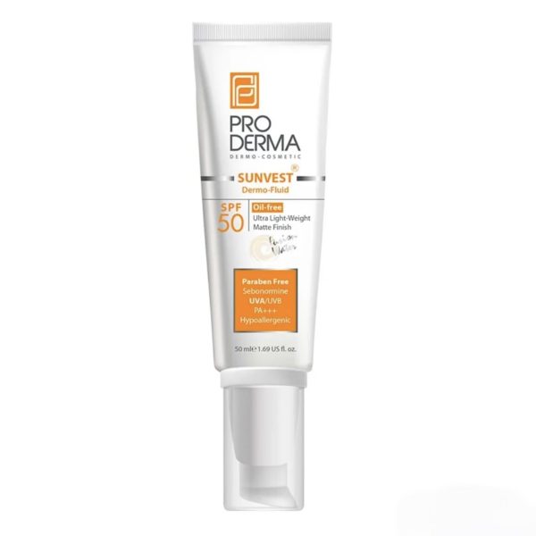 ضدآفتاب فلوئیدی spf50 پرودرما