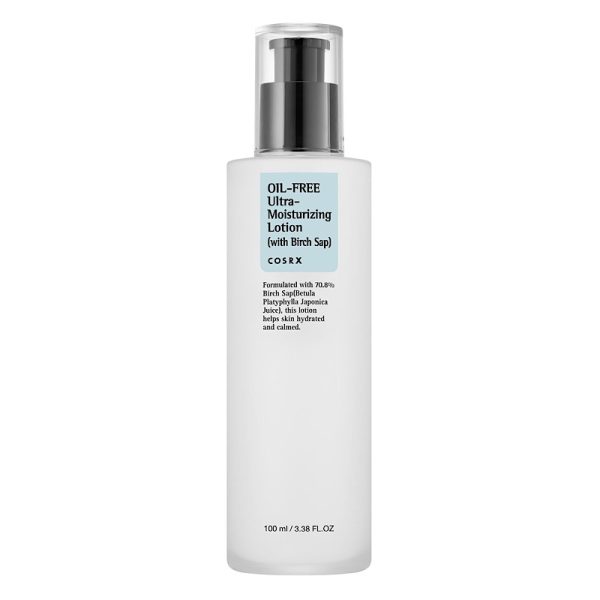 لوسیون مرطوب کننده و آبرسان فاقد چربی کوزارکس 100 میل Cosrx Oil-Free Ultra-Moisturizing Lotion