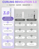 کرلی استایلر ایر فلو بنفش شیگلم مدل پرو چرخشی | SHEGLAM One Touch Airflow Curly Styler Pro - Image 2